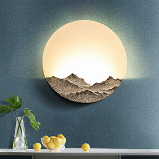 Lighting wall lamp creative bedroom bedside high-level modern simple living room stair aisle hotel decorative lamp