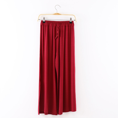 Modern dance slit wide-leg pants, modern dance practice clothes, loose dance pants, yoga pants, classical dance practice pants