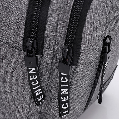 One-piece chest bag men's cross-body bag canvas shoulder bag men's Korean style trendy cross-body chest bag men's casual backpack
