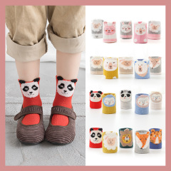 Children's Cartoon Mid-Calf Socks for Autumn and Winter, Unisex Baby and Toddler Cotton Socks, Sweet and Cute, Wholesale