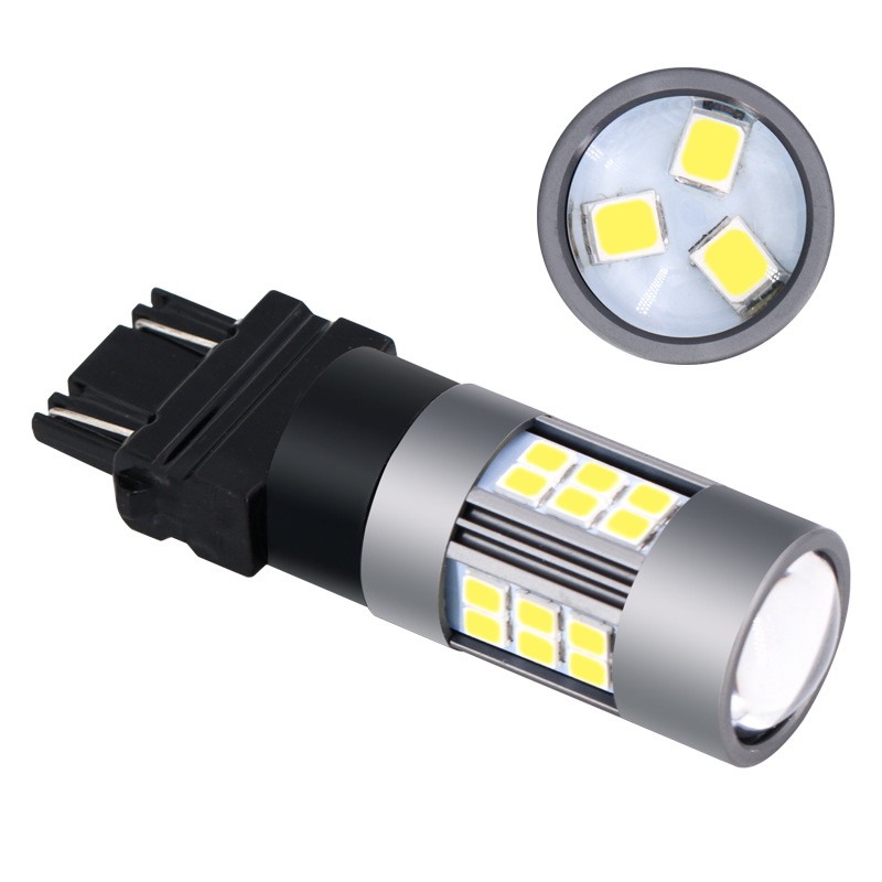 Directo de fábrica LED luz de freno 7443 27SMD 2835 resalte modificado Luz de señal de giro 3157 luz del coche