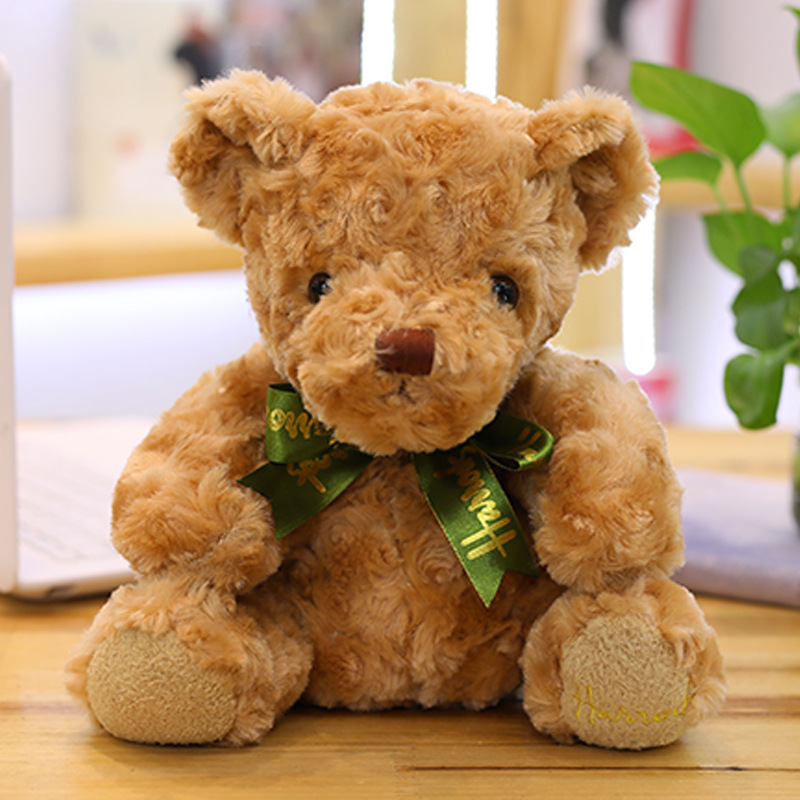 Oso de peluche de juguete bufanda de seda oso de peluche muñeca oso muñeca de boda Regalo de Cumpleaños oso de peluche de juguete