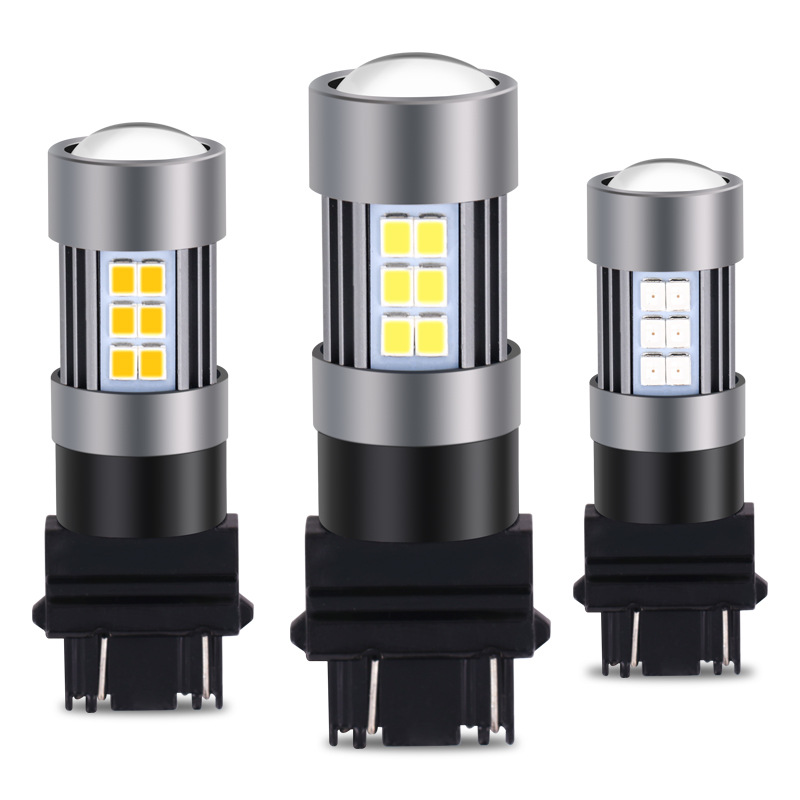 Directo de fábrica LED luz de freno 7443 27SMD 2835 resalte modificado Luz de señal de giro 3157 luz del coche