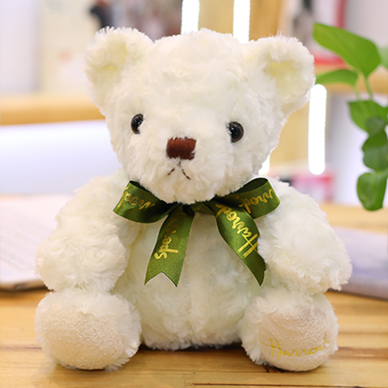 Oso de peluche de juguete bufanda de seda oso de peluche muñeca oso muñeca de boda Regalo de Cumpleaños oso de peluche de juguete