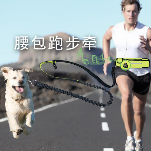 Pet Supplies Amazon Pet Running Leash Portable Waist Bag Full Function Dog Leash Leash Dog Leash