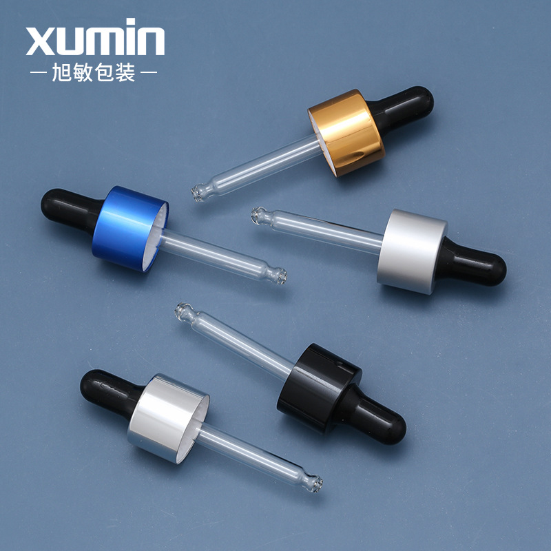 Esencia de botella de vidrio esmerilado de muestra de 30ml/botella de líquido cuentagotas de vidrio cosmético embalaje Xumin en stock