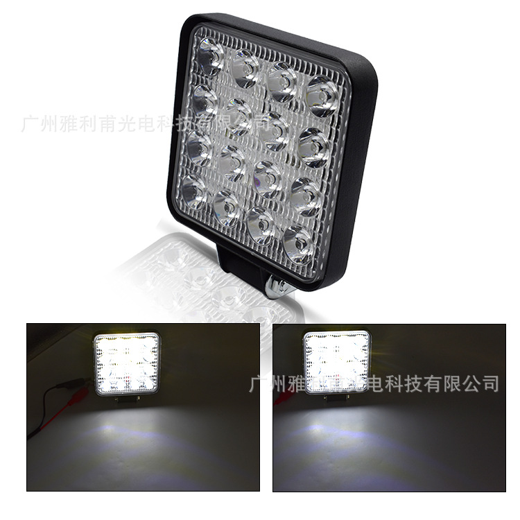 Transfronterizo dedicado coche LED luz de trabajo 48W Spotlight Luz de Ingeniería/luz de inspección de 4 pulgadas de la venta caliente