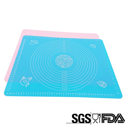 Manufactor recommend goods in stock tasteless Large 50*40 Silicone dough mat kitchen Gadgets And surface Baking Supplies