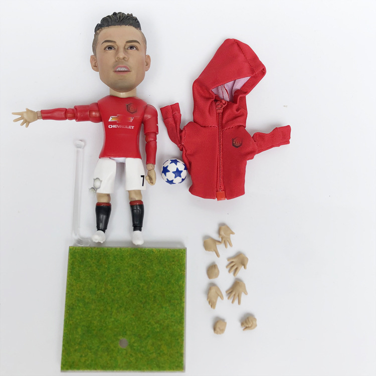 Fan Supplies Dibala C Romecy Dibalabel Salah Neymar Soccer Star Figure Model