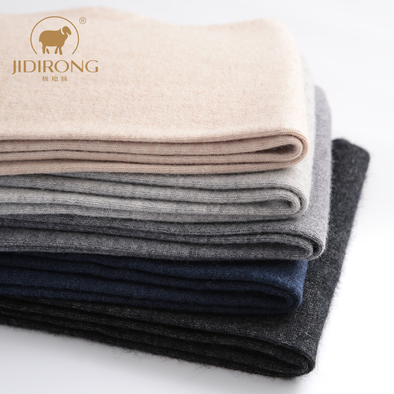 秋冬の新型男性のカシミヤのズボンの薄いタイプのシームレスな女性の弾力性の修身のヤギのズボンのメリヤスの底のズボン