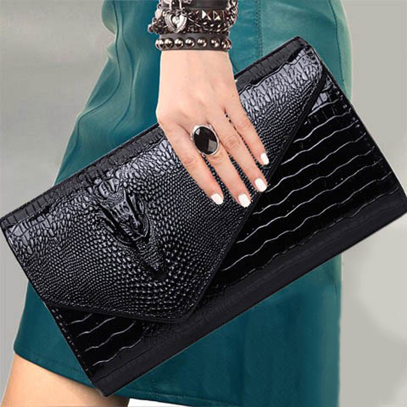 2021 New European and American Clutch Bag Women's Fashion Clutch Bag Women's Handbag Large Capacity Crocodile Pattern Crossbody Shoulder Bag 2021 New European and American Clutch Bag Women's Fashion Clutch Bag Women's Handbag Large Capacity Crocodile Pattern Crossbody Shoulder Bag