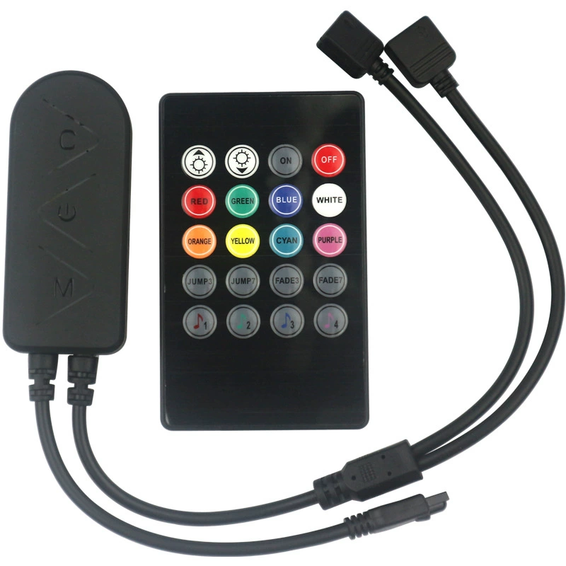 LED controller, colorful light strip, mobile phone, bluetooth, 20 keys, remote control