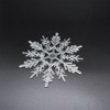 Plastic decorations, accessory, layout, window stickers, with snowflakes