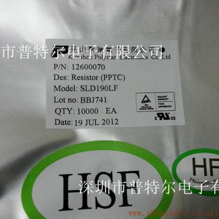 ̨��PPTC�������6V 1.9A PTC���l���4.9A�Ի֏ͱ��U�zSLD190LF