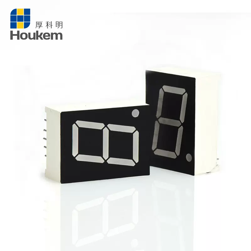 专业生产LED数码管0.8单八 黑面白胶 共阴 共阳数码管