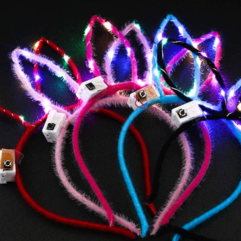  Plaza Park New Cat Ear Hair Human Rabbit Ears Night Market Swing Concert A Show