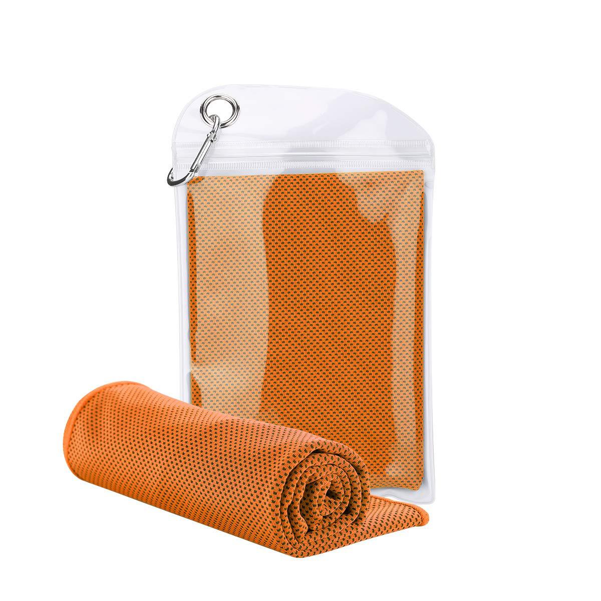 Toalla de fibra fina de secado rápido, fitness, limpieza del sudor, toalla deportiva fría, embalaje, gancho, fuente de fábrica, fuente