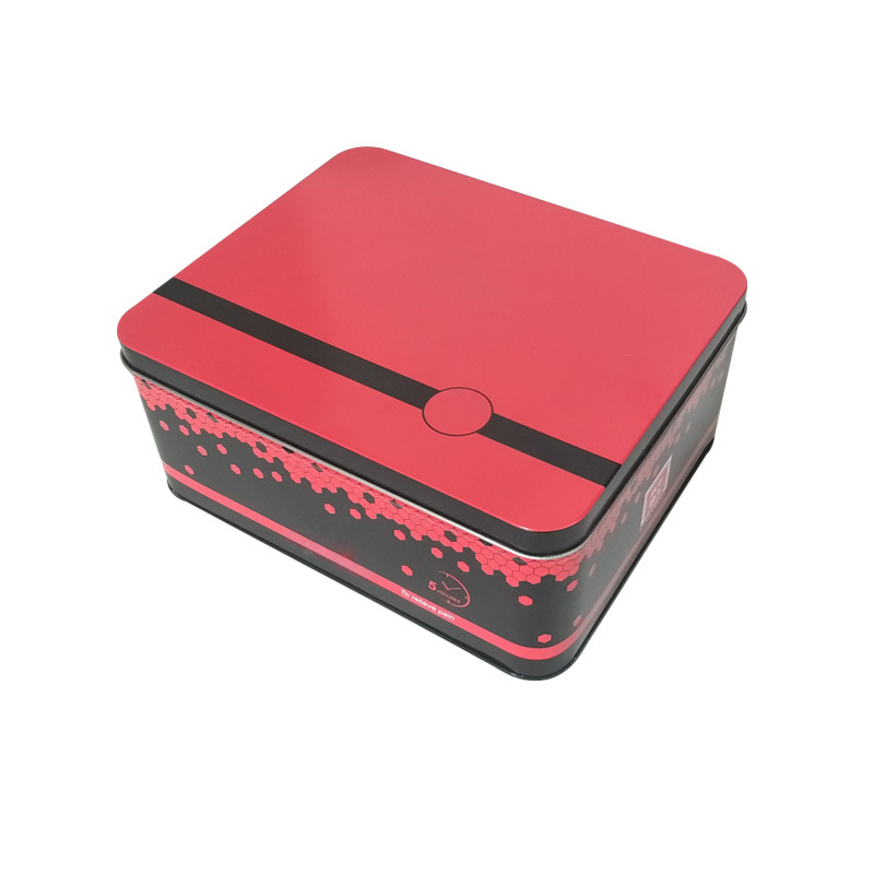 保 健品铁盒定 制 方形马口铁金属罐 金属铁盒 天地盖方形铁罐