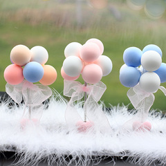 Matching Love Macaron Spring Swing Colorful Love Balloon Creative Car Ornament Cake Accessory