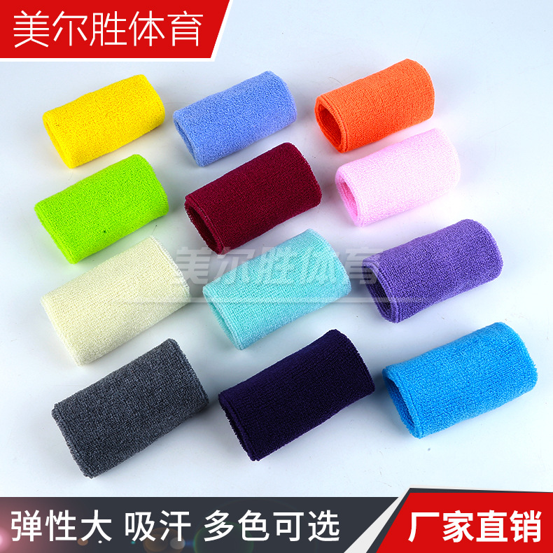 Pulsera deportiva fitness running protección de la muñeca de punto al aire libre equitación baloncesto niños sudor toalla pulsera