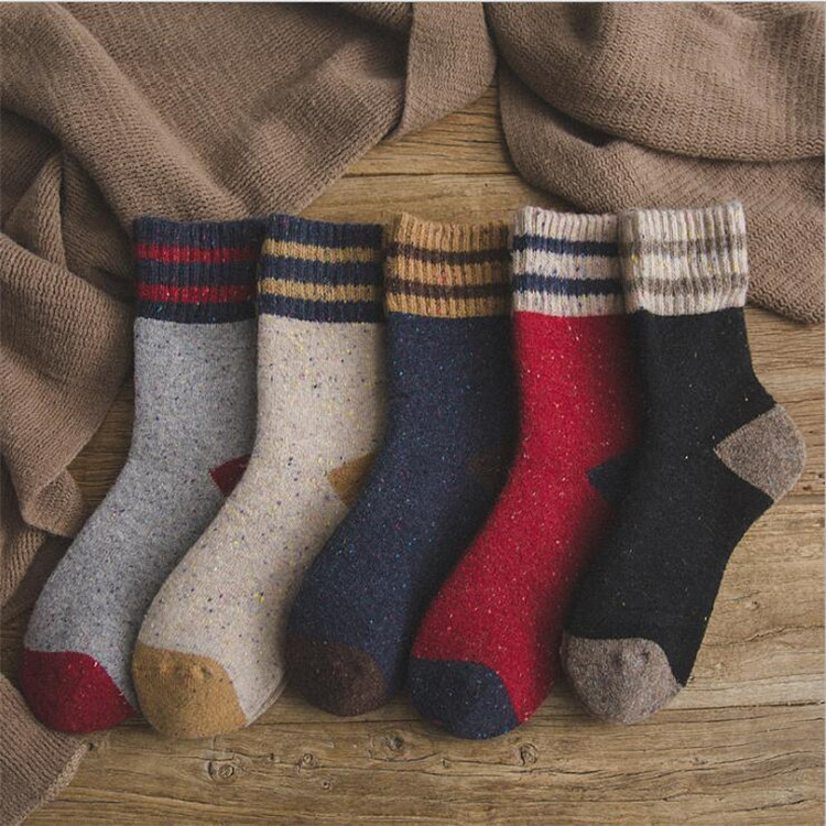 Warm Terry Wool Socks