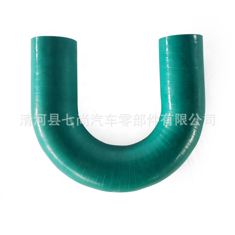 厂家供应180度U型硅胶管硅胶水管颜色内径规格壁厚长度