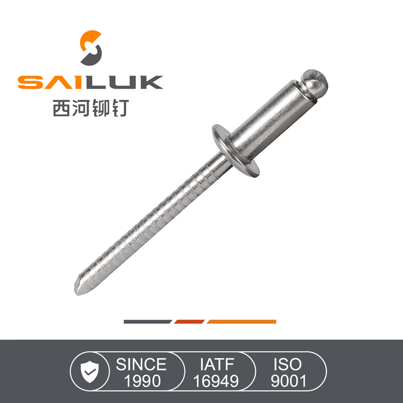 全不锈钢抽芯铆钉 不锈钢拉钉  上海开口型扁圆头拉钉厂家