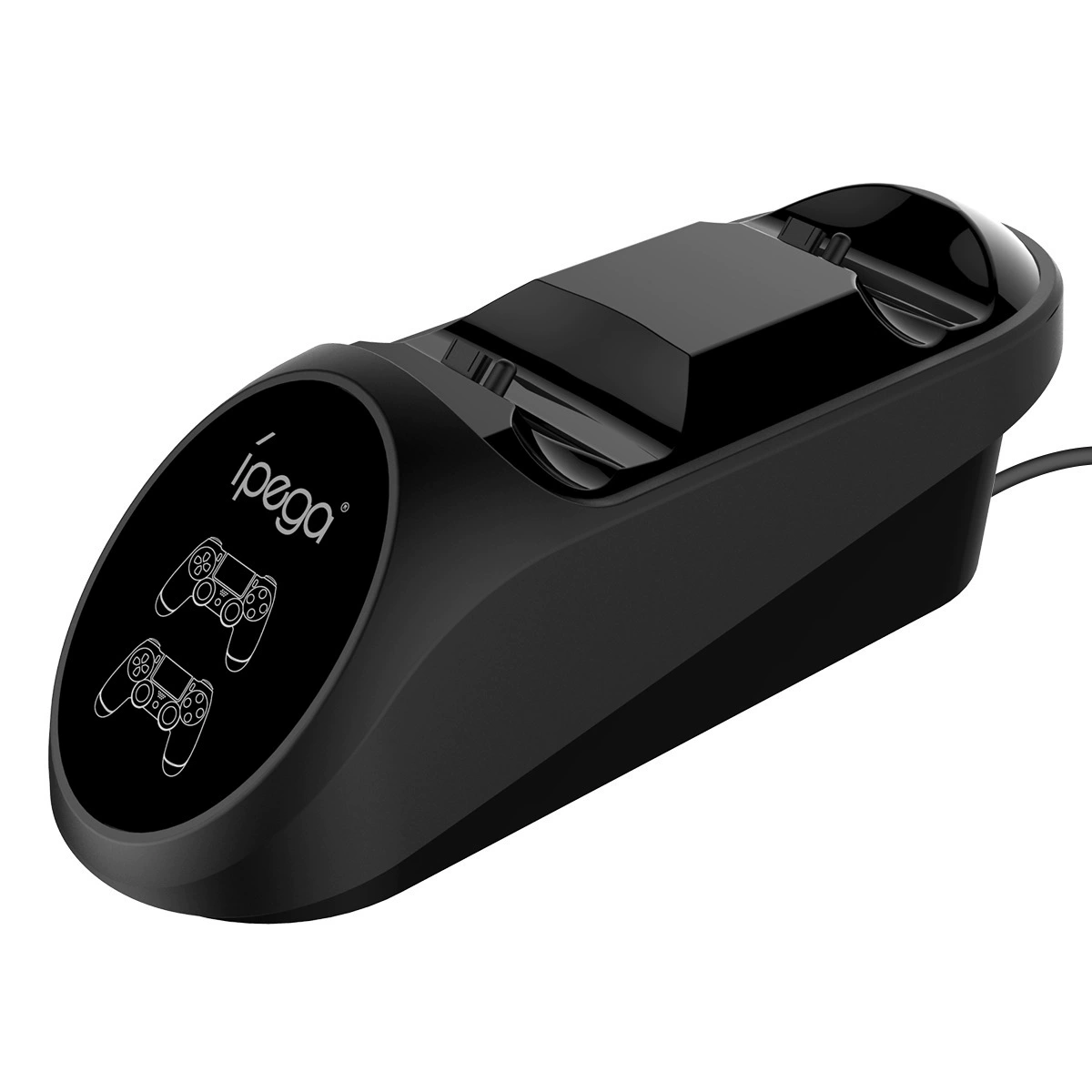 PG-9180 PS4/SLIM/Pro беспроводная рукоять двойного сиденья с зарядкой PS4 с LED-индикатором и основание для зарядки рукояти