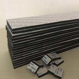 厂家直销eva脚垫 黑色防滑减震单面背胶eva泡棉 防火高密度海绵垫
