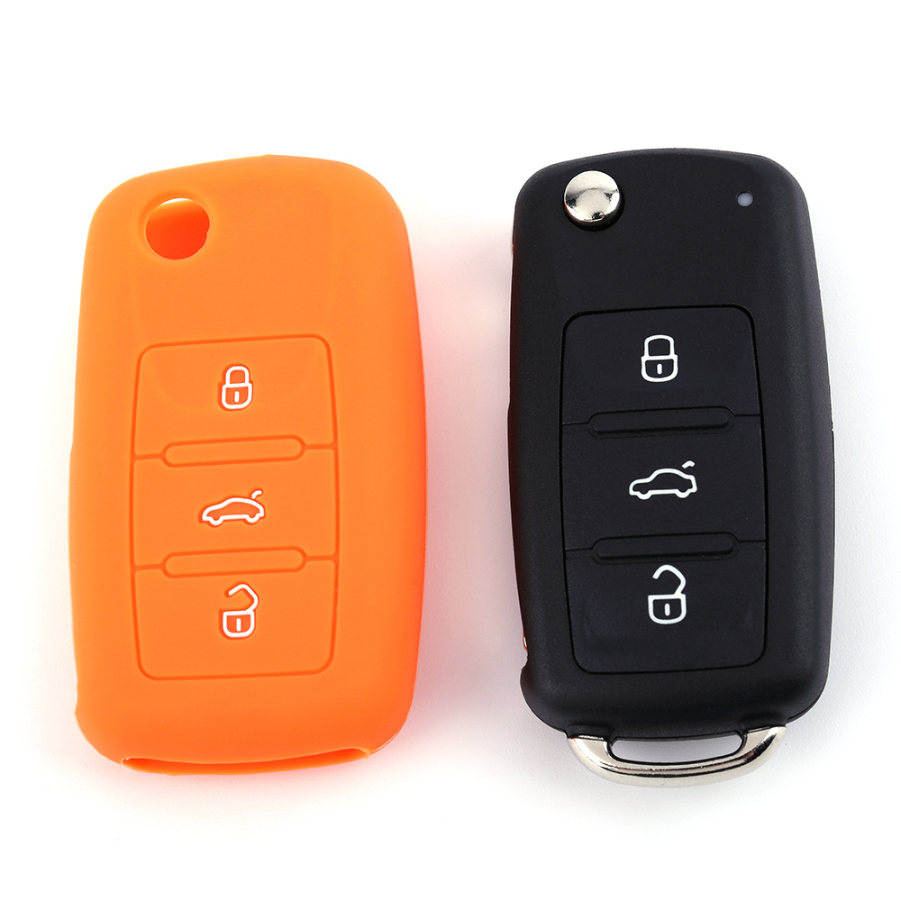 폭스 바겐 라비다 제타 드롭 실리콘 키 케이스 산타나 소프트 키 케이스 Sagitar 원격 제어 보호 케이스