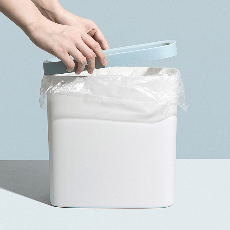 Cubo de basura estrecho “Hedou” para espacios reducidos – Diseño moderno, ideal para baño/dormitorio