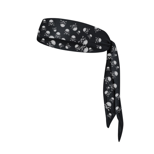 European and American Outdoor Printed Men and Women Sports Sweat Bandanas Running Tennis Fitness Pirate Headbands Sweat Print Bandanas