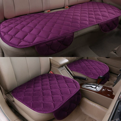 Single No Backrest Winter — Wool pad - diamond-style-three-piece-set-violet