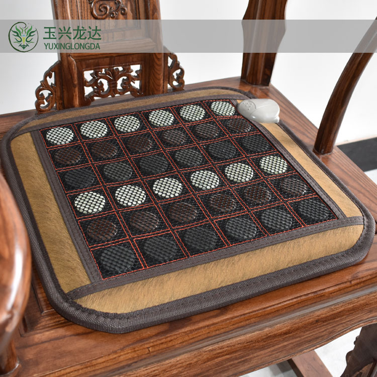 Jade cushion germanium stone tourmaline electric heating seat cushion manufacturers wholesale far infrared stone needle will sell gifts