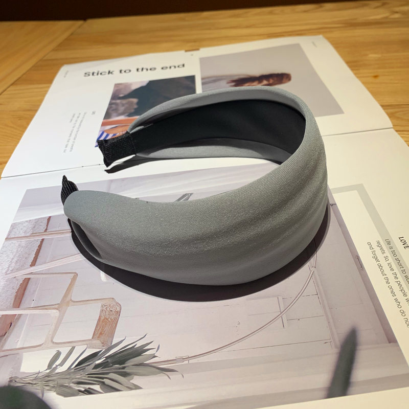 Sandwich light board headband light gray