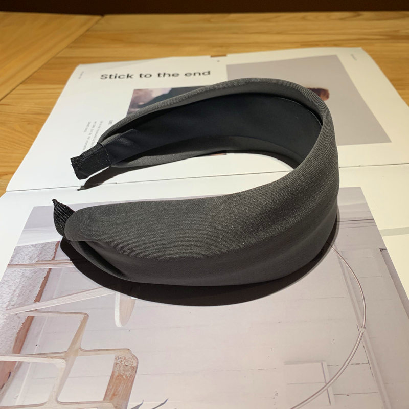 Sandwich light board headband dark gray
