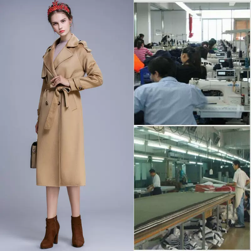 童装女装呢料大衣时尚连衣裙来样来图起版打样广州精品女装制衣厂