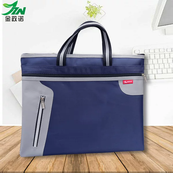 New Briefcase Oxford Cloth Document Bag Manufacturer Production and Sales Business Office Bag Making Logo