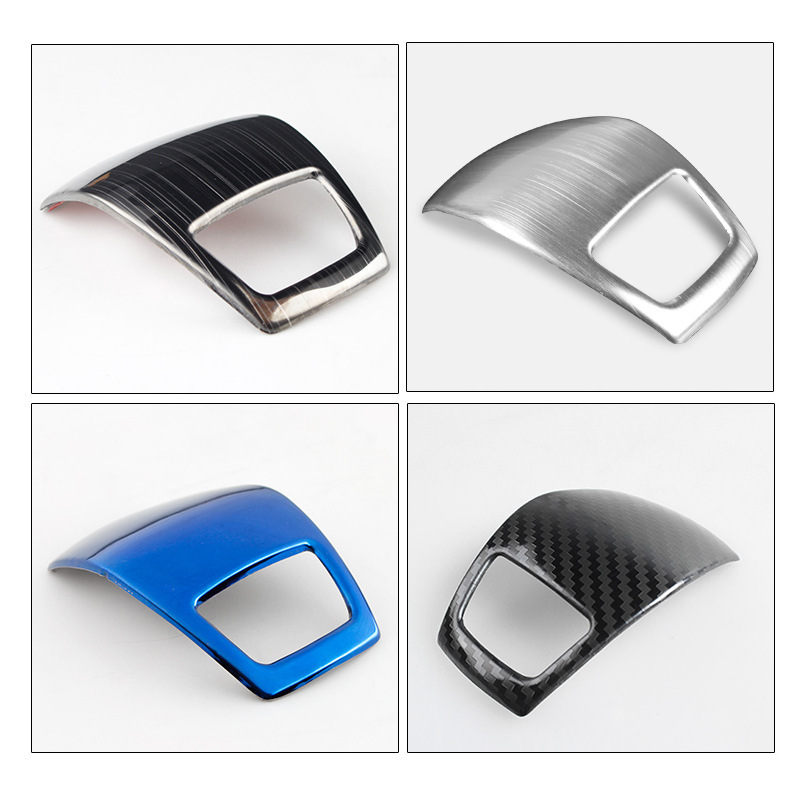 Skoda Kodiak GT stainless steel gear cover sticker Kodiak interior modified gear trim cover