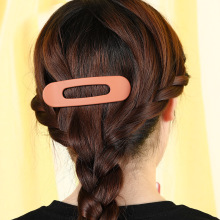 简约纯色流行饰品鸭夹直销  韩国爆款糖果色百搭潮流刘海边夹批发