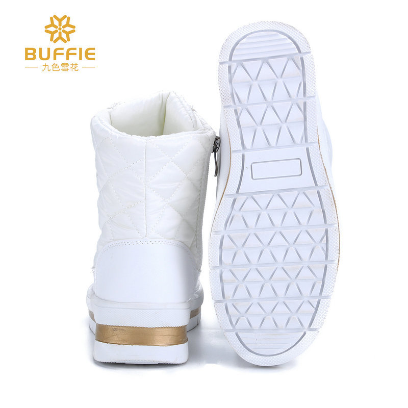 Botas de nieve de invierno para mujer, planas, de caña baja, cálidas, antideslizantes, venta al por mayor y al por menor del fabricante, dropshipping, suela gruesa y cómoda. image 3