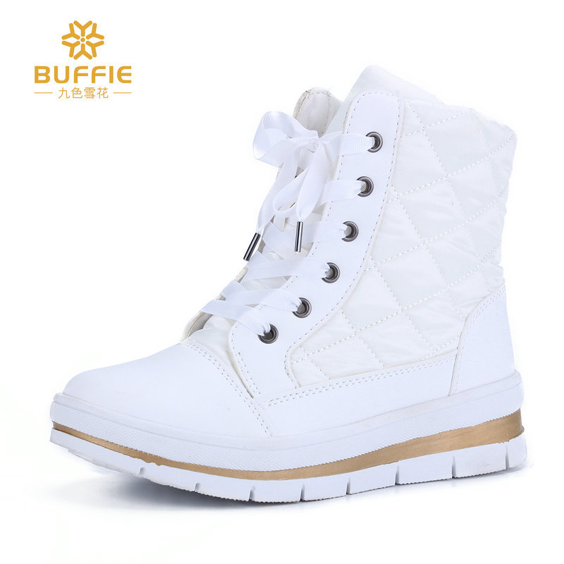 Botas de nieve de invierno para mujer, planas, de caña baja, cálidas, antideslizantes, venta al por mayor y al por menor del fabricante, dropshipping, suela gruesa y cómoda. image 7