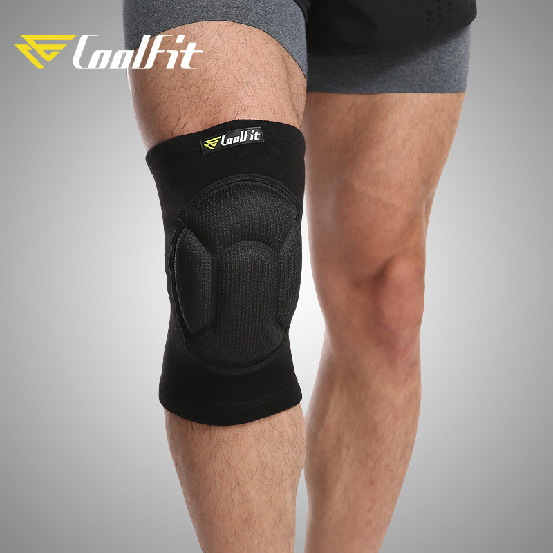 Anti-Collision Thickeneded Sports Knee Pads Goalkeeper Kneeling Dance Hip-Hop Rock Climbing Sponge Knee Pads Factory Direct Sales