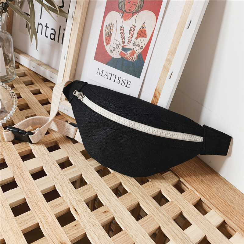 Bolso infantil estilo coreano, otoño-invierno 2025, nuevo bolso de hombro, mini bolso de cintura, moderno para niños y niñas, bolso de pecho sencillo y a la moda