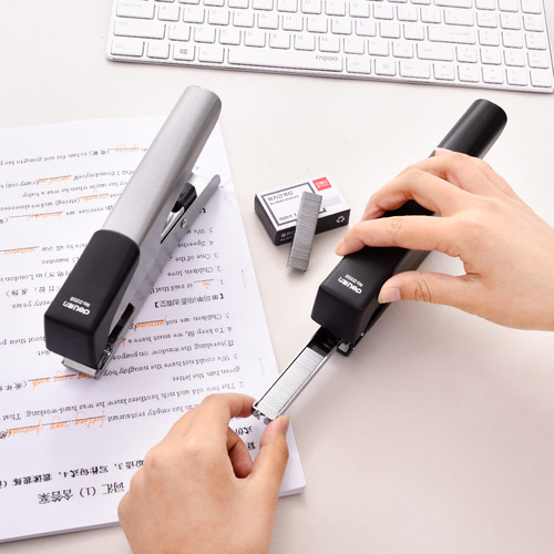 Deli 0358 hand-held stapler, hand-held stapler, labor-saving stapler, standard multi-function 12# needle