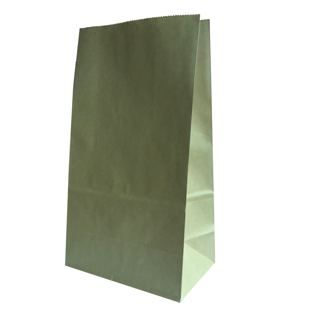 现货供应50个一包牛皮纸方底袋15*9*23厘米