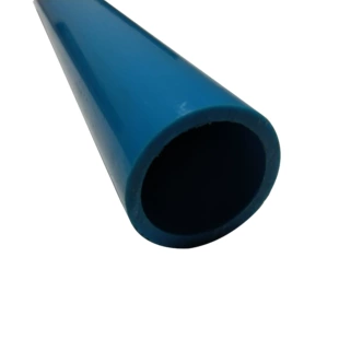 Белая жёсткая трубка PVC коррозионностойкая для игрушек