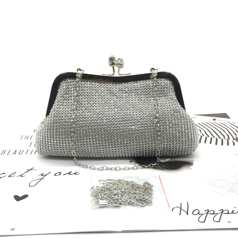 Distinctive Rhinestone Evening Bag 2021 New Korean Style Hand-held Party Banquet Evening Bag Fashion Party Women Wallet Distinctive Rhinestone Evening Bag 2021 New Korean Style Hand-held Party Banquet Evening Bag Fashion Party Women Wallet