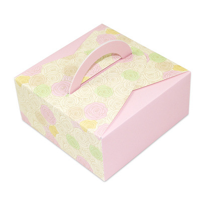 Flor de primavera Otoño Luna embalaje para hornear 4 tabletas 63-80g caja de pastel de Luna portátil caja de pastelería occidental Caja de galletas 10 piezas