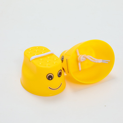 Preschool Early Childhood Education Toys Smiling Colorful Thickened Children's Stilts Balance Training Balance Stilts Wholesale